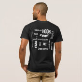 暗殺者の魚釣り-親魚釣りの版 Tシャツ (裏面フル)