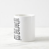 「暗殺者は失敗した」コーヒーマグ モーフィングマグカップ (中央)