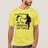 暗殺者は失敗した Tシャツ (正面)