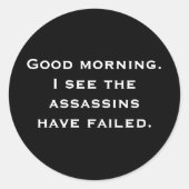 暗殺者 ラウンドシール (正面)