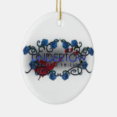 暗流の円のクリスマスのオーナメント セラミックオーナメント (右)