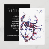 暗海 招待状 (正面/裏面)