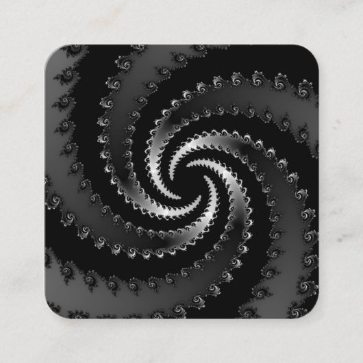 暗渦フラクタル スクエア名刺 (正面)