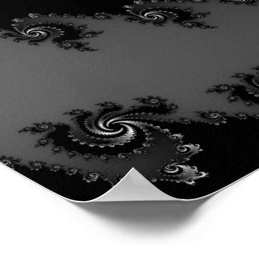 暗渦フラクタル ポスター (角)