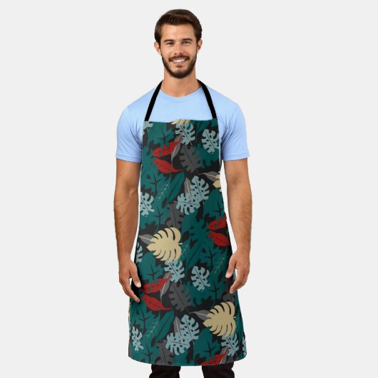 暗熱帯 エプロン (着用した状態)