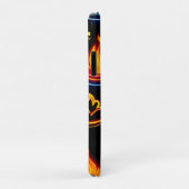 暗白熱［赤熱］光を放ついキャンバス上の炎アイコン Case-Mate iPhoneケース (裏面/右)