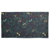 暗白熱［赤熱］光を放つ葉の昆虫 枕カバー (正面左)