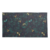 暗白熱［赤熱］光を放つ葉の昆虫 枕カバー (裏面-左)