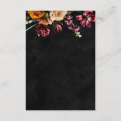 暗秋エレガントフローラ結婚詳細 エンクロージャーカード (裏面)