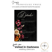 暗秋エレガントフローラ結婚詳細 エンクロージャーカード