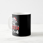 暗算してね メメ 6 7 楽しいクリスマスのユーモア コーヒーマグカップ (正面左)