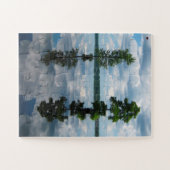 暗素晴らし色湿地ノースカロライナ ジグソーパズル (横)