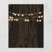 暗素朴い木材とライト4写真の保存日付 (裏面)