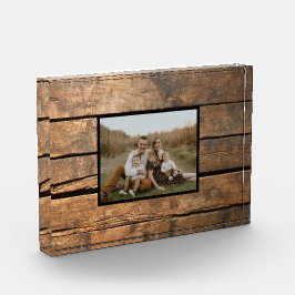 暗素朴動揺していアウトドアズバーンウッドパターン フォトブロック