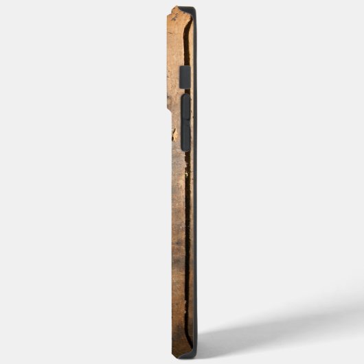 暗素朴動揺していアウトドアズバーンウッドパターン Case-Mate iPhoneケース (裏面 / 左)