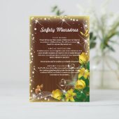 暗素朴木黄フローラ安全対策 エンクロージャーカード (スタンド正面)