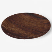 暗素朴材 ペーパープレート (アングル)