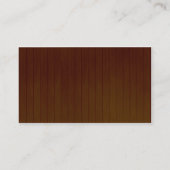 暗素朴色のフローラバタフライ結婚ズテーブル プレイスカード (裏面)