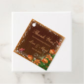 暗素朴色のフローラバタフライ結婚ズ フェイバータグ (インサイチュ)