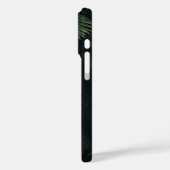 暗緑色のシダの葉の影 – 植物学 Case-Mate iPhoneケース (裏面 / 左)