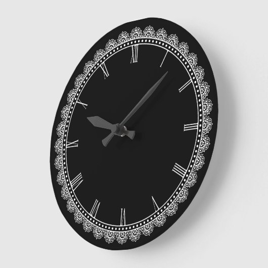 暗縁ど ラージ壁時計 (傾斜)