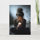 暗考えい部屋にいる君の娘 カード (正面)