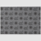 暗色とゴシックのクリスマスティッシュペーパー 薄葉紙 (正面)