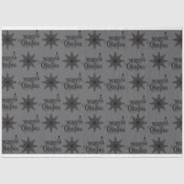 暗色とゴシックのクリスマスティッシュペーパー 薄葉紙