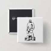 暗色の輪郭 缶バッジ (正面&裏面)