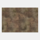 暗色ゴシックパグランジターン ラッピングペーパーシート (正面3)