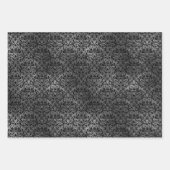 暗色ゴシックパグランジターン ラッピングペーパーシート (正面2)