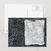 暗色テンプレート ポストカード (正面/裏面)