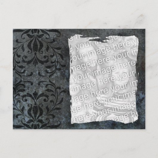 暗色テンプレート ポストカード (正面)