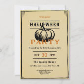 暗色学界ヴィンテージ 招待状 (正面)