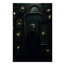 暗色学美学ゴシックデザイン ポスター