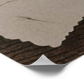 暗色学美学ヴィンテージ ポスター (角)