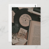 暗色学美学ヴィンテージ ポストカード (正面/裏面)