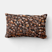 暗色焙煎コーヒー豆 ランバークッション (裏面)