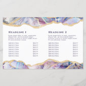 暗色opalデザイン2折パンフレット (裏面)