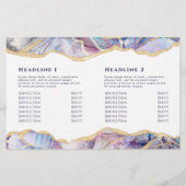 暗色opalデザイン2折パンフレット (裏面)