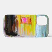 暗芸術的い冬の夜の絵画小屋 Case-Mate iPhoneケース (裏面 (横))