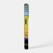 暗芸術的冬の夜のハッ絵画ト iPhoneケース (右側面)
