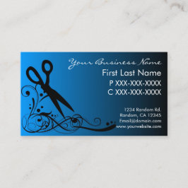 暗藍色は名刺毛の切断の衰退します 名刺