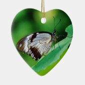 暗褐色と灰色の蝶 セラミックオーナメント (右)