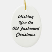 暗褐色のアメリカクロクマはここにいます セラミックオーナメント (裏面)