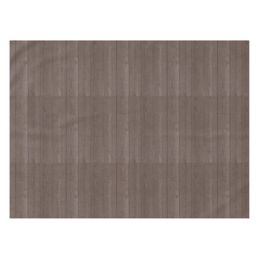 暗褐色の木目郡のシックなテーブルクロス テーブルクロス (正面(横))