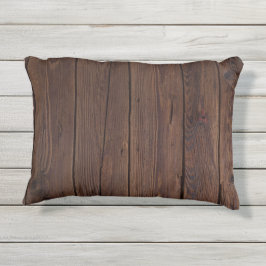 暗褐色素朴の木製フェンスカントリースタイル アウトドアクッション