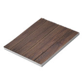 暗褐色素朴の木製フェンスカントリースタイル ノートパッド (回転)