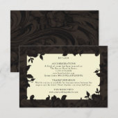 暗褐色華美フローラ結婚の詳細 (正面/裏面)