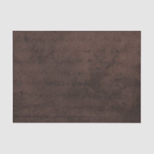 暗赤色コニャック羊皮紙紙原稿 薄葉紙 (正面)